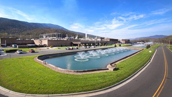 Picture of fountains outside a facility